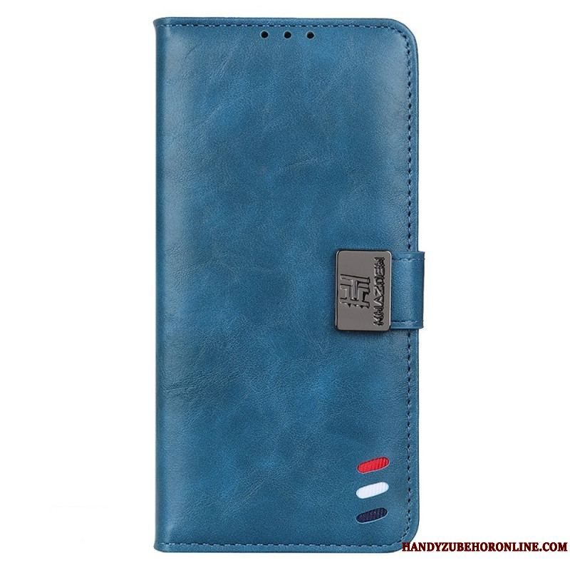 Flip Cover Samsung Galaxy M53 5G Trefarvet Sølvlås