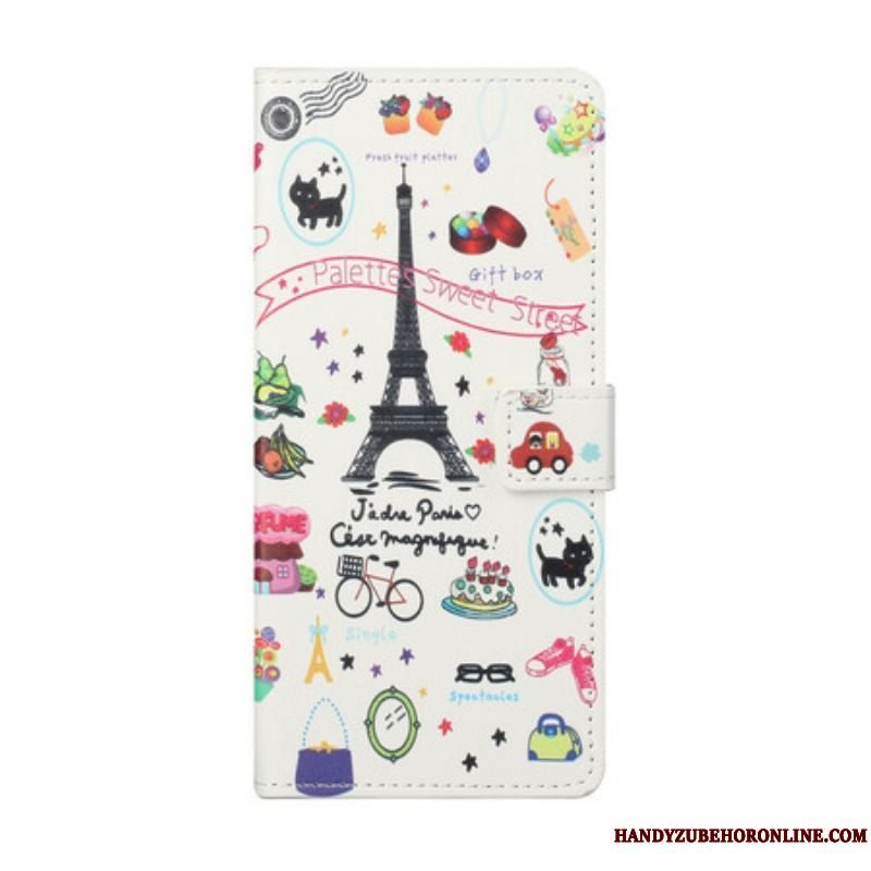 Flip Cover Samsung Galaxy S21 5G Jeg Elsker Paris