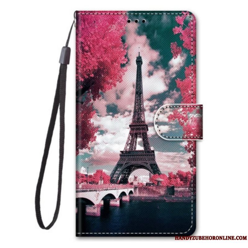 Flip Cover Samsung Galaxy S21 5G Paris I Blomst