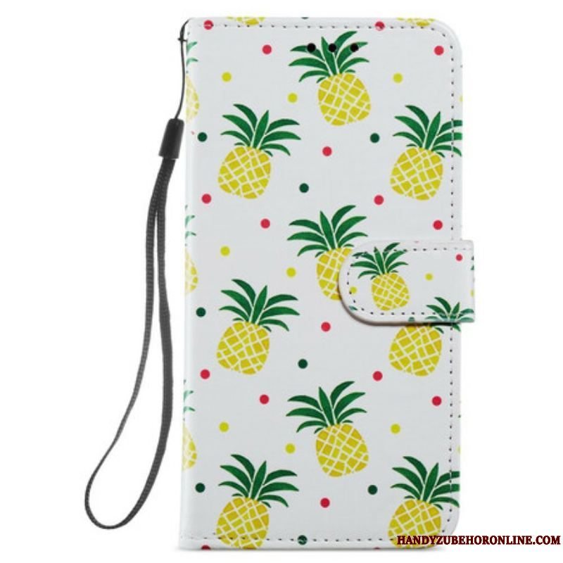 Flip Cover Samsung Galaxy S21 FE Flere Ananas