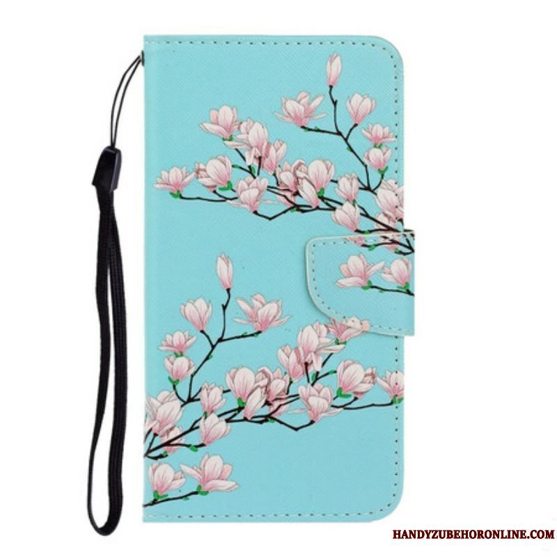 Flip Cover Samsung Galaxy S21 FE Med Snor Strappy Busk