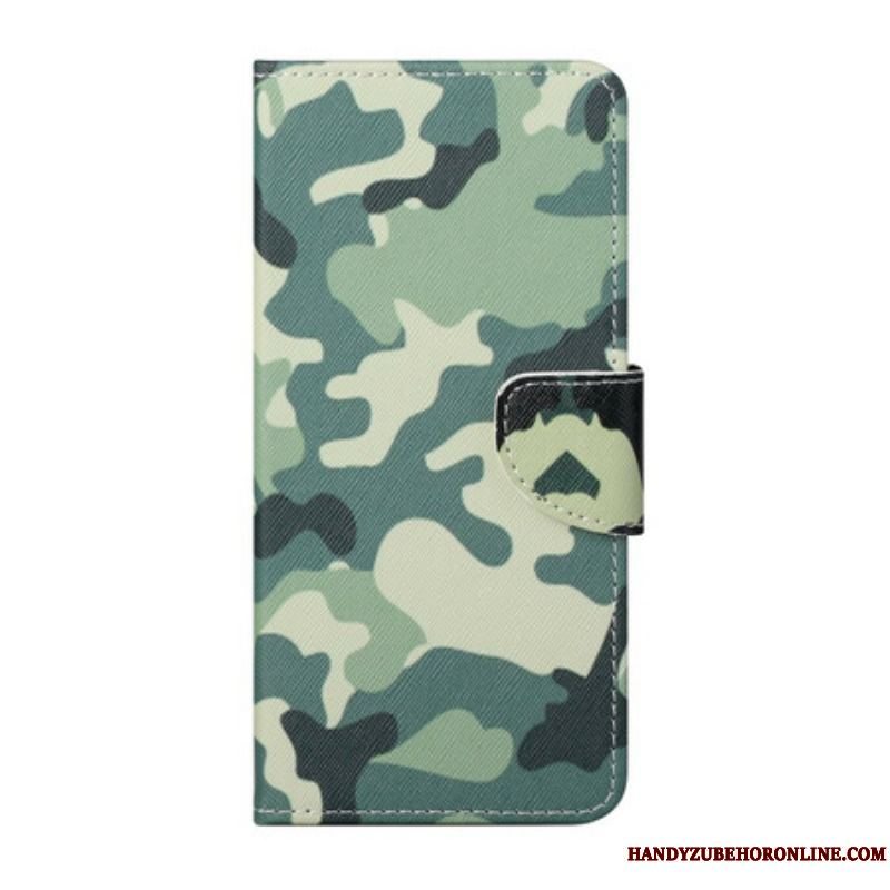 Flip Cover Samsung Galaxy S21 FE Militær Camouflage
