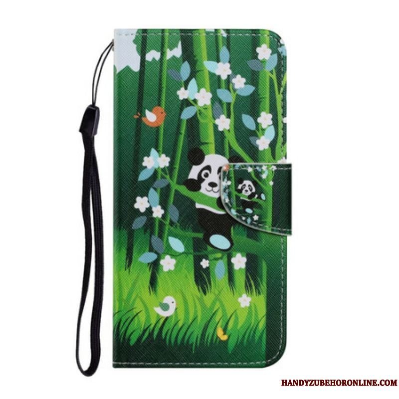 Flip Cover Samsung Galaxy S21 FE Panda Walk