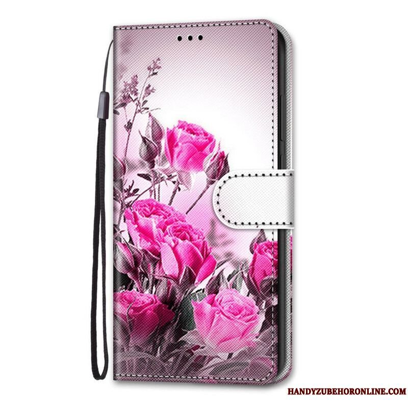 Flip Cover Samsung Galaxy S21 Plus 5G Magiske Blomster