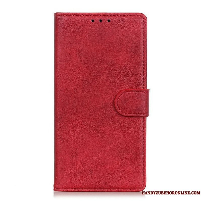 Flip Cover Samsung Galaxy S21 Plus 5G Retro Mat Lædereffekt