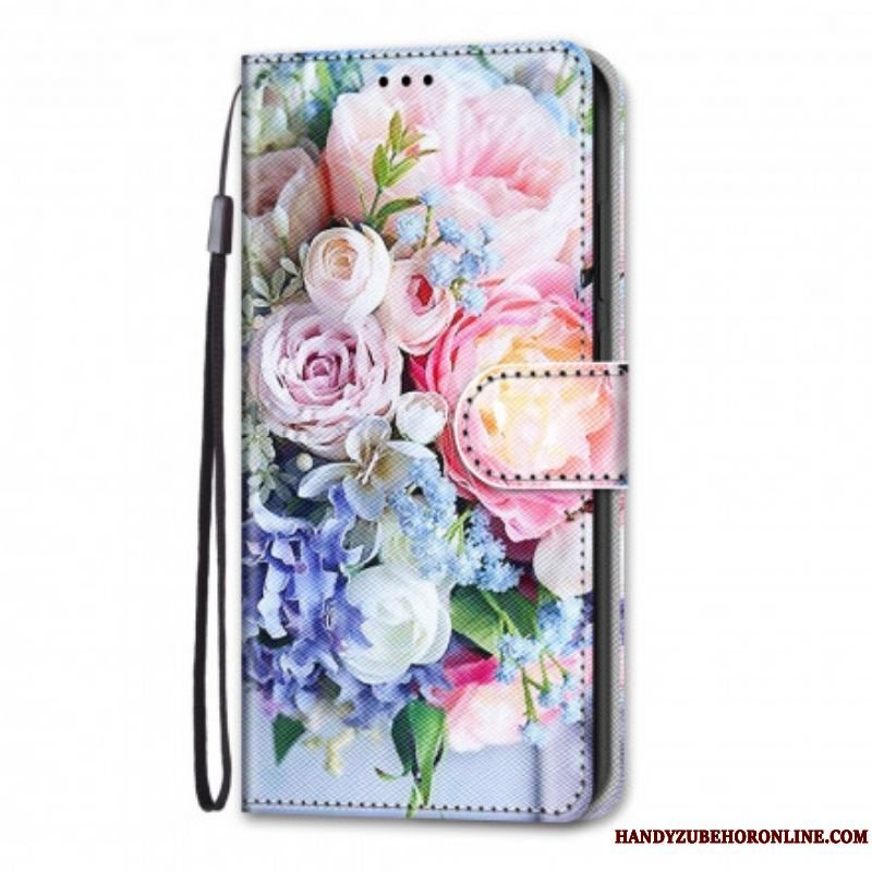 Flip Cover Samsung Galaxy S21 Ultra 5G Blomster Vidunder