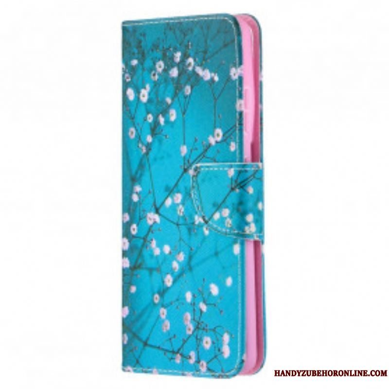 Flip Cover Samsung Galaxy S21 Ultra 5G Blomstrende Træ