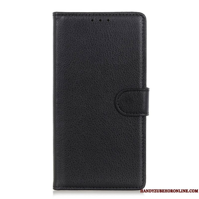 Flip Cover Samsung Galaxy S21 Ultra 5G Litchi Tekstur