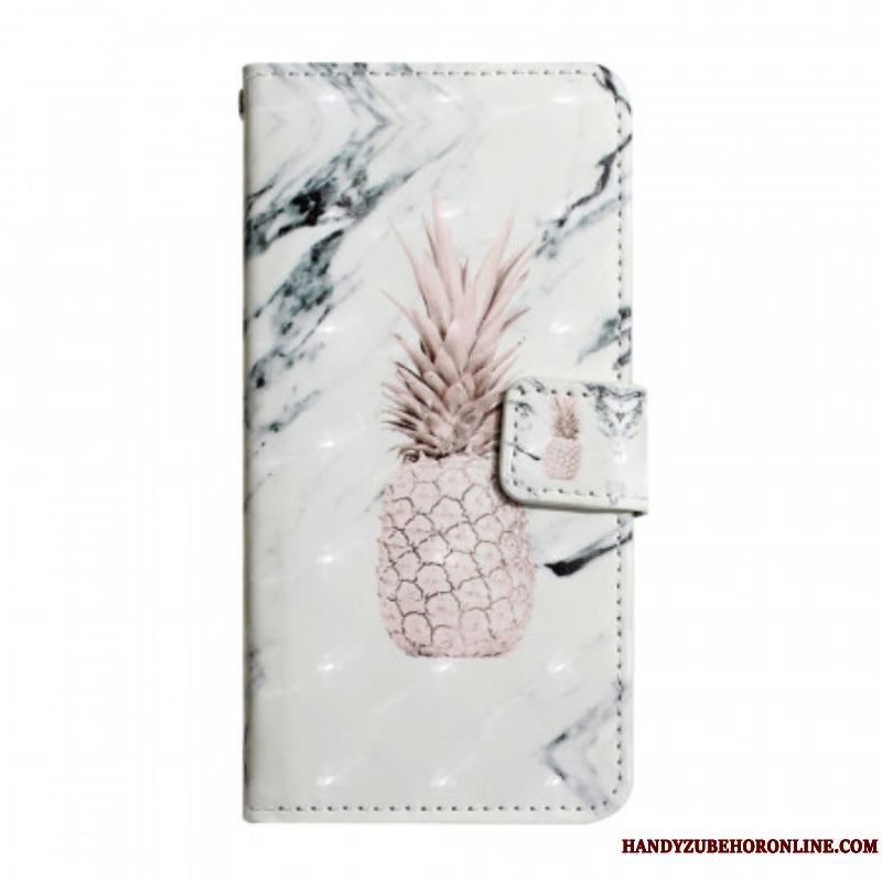 Flip Cover Samsung Galaxy S22 5G Let Plet Ananas