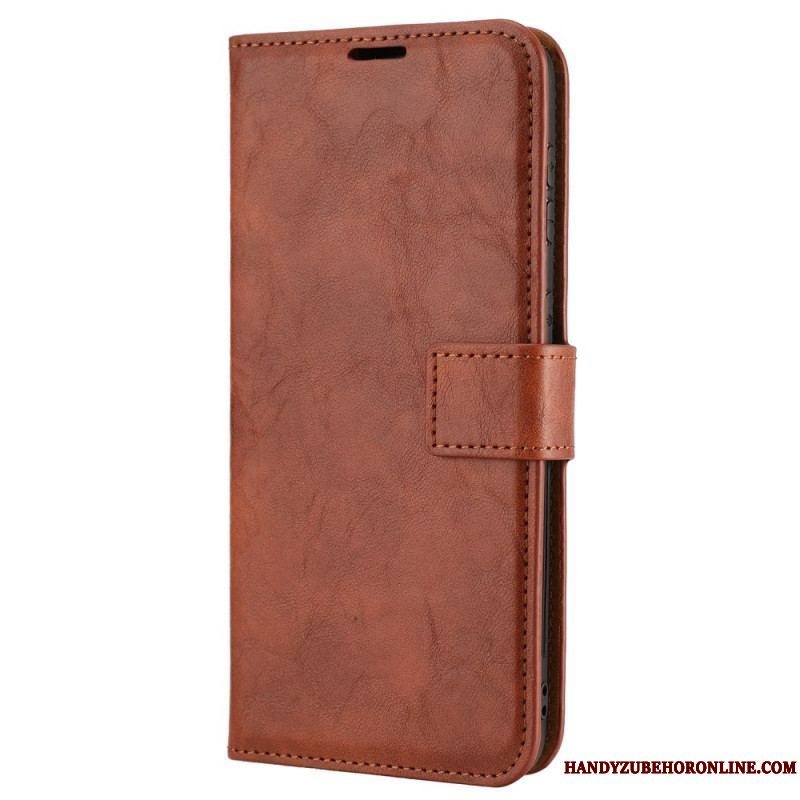 Flip Cover Samsung Galaxy S22 Ultra 5G Aftagelig Vintage Stil