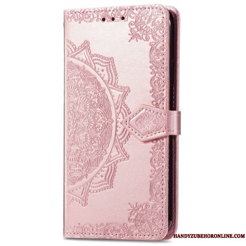 Flip Cover Samsung Galaxy S22 Ultra 5G Mandala Middelalder