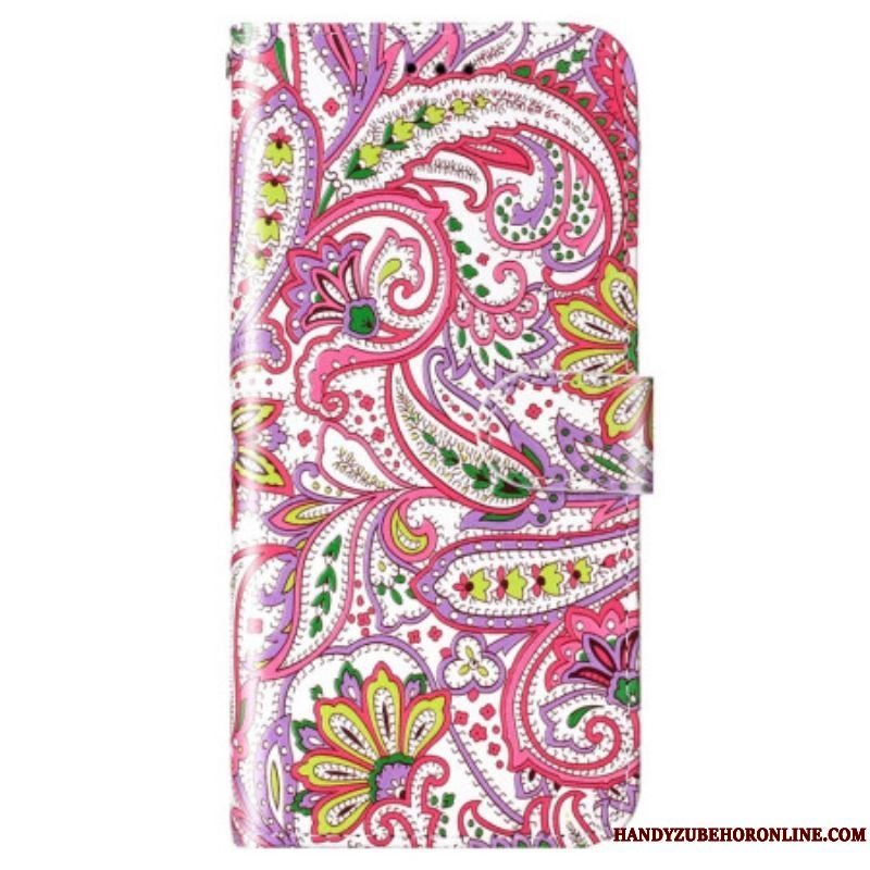 Flip Cover Samsung Galaxy S23 5G Med Snor Strappy Cashmere Style