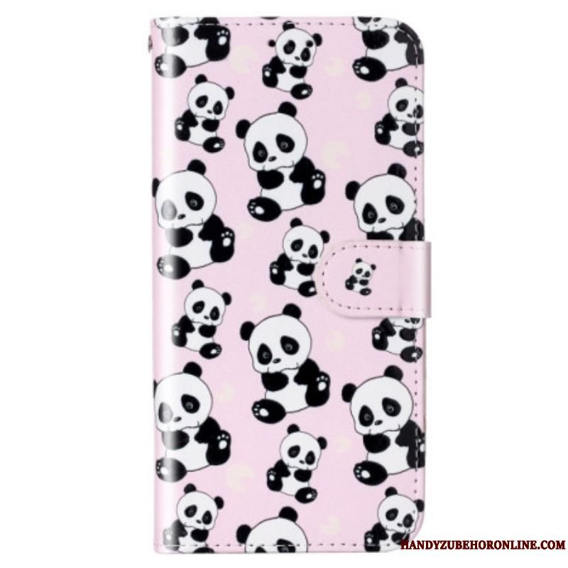 Flip Cover Samsung Galaxy S23 5G Med Snor Strappy Pandaer