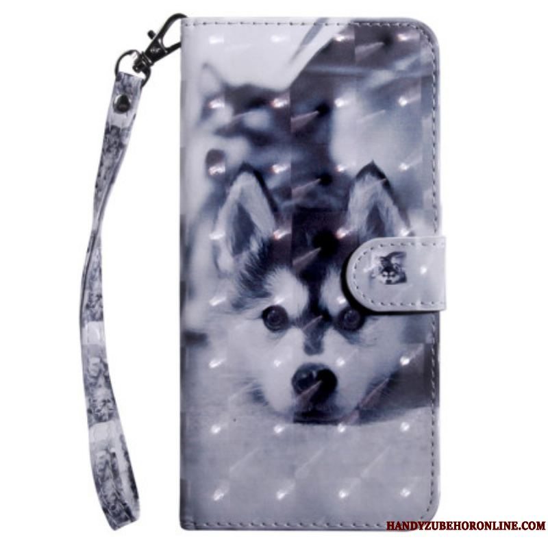 Flip Cover Samsung Galaxy S23 5G Med Snor Thong Husky