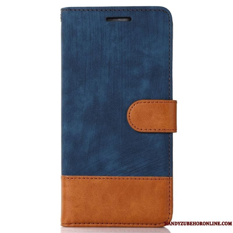 Flip Cover Samsung Galaxy S23 Plus 5G Bicolor Skin-touch