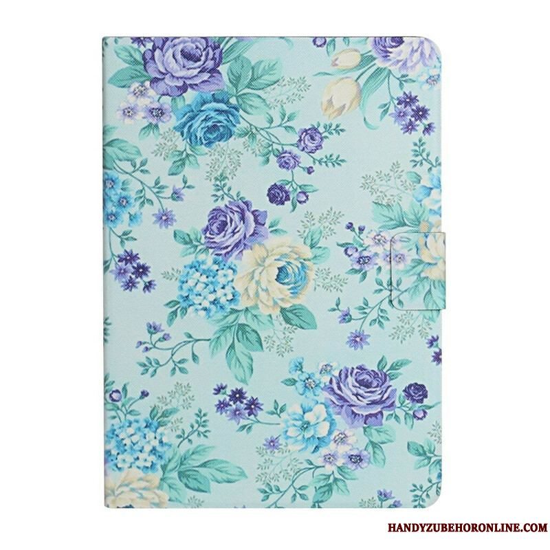 Flip Cover Samsung Galaxy Tab A7 Lite Blomster Blomster Blomster