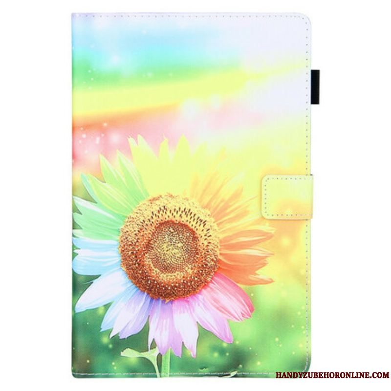 Flip Cover Samsung Galaxy Tab A7 Lite Blomster I Solen