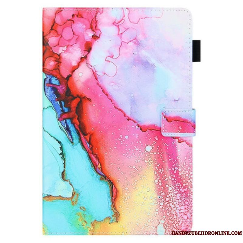 Flip Cover Samsung Galaxy Tab A7 Lite Marmor Stil