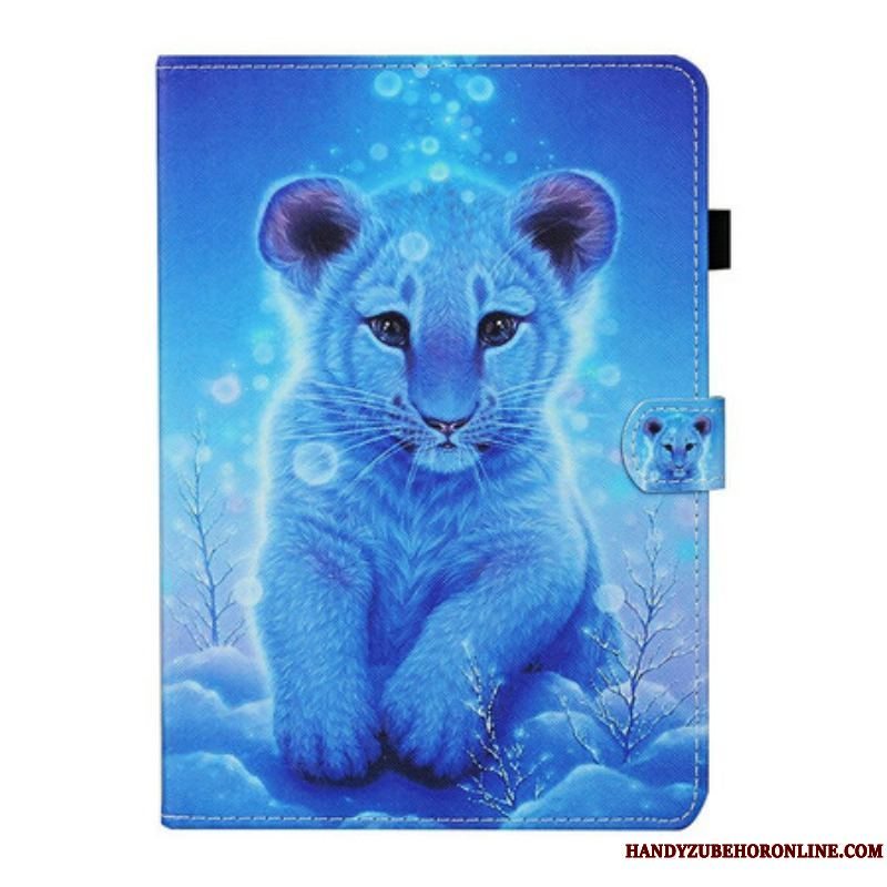 Flip Cover Samsung Galaxy Tab S8 / Tab S7 Baby Tiger