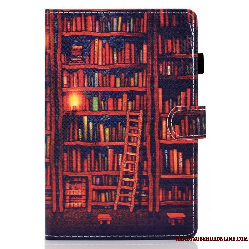 Flip Cover Samsung Galaxy Tab S8 / Tab S7 Bibliotek