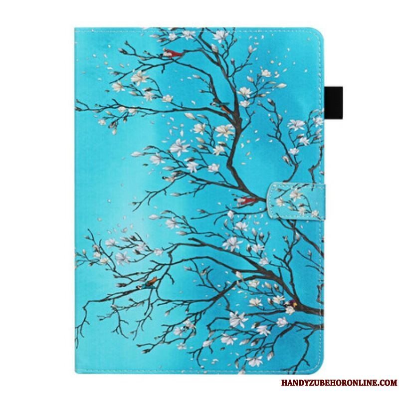 Flip Cover Samsung Galaxy Tab S8 / Tab S7 Blomstrende Grene