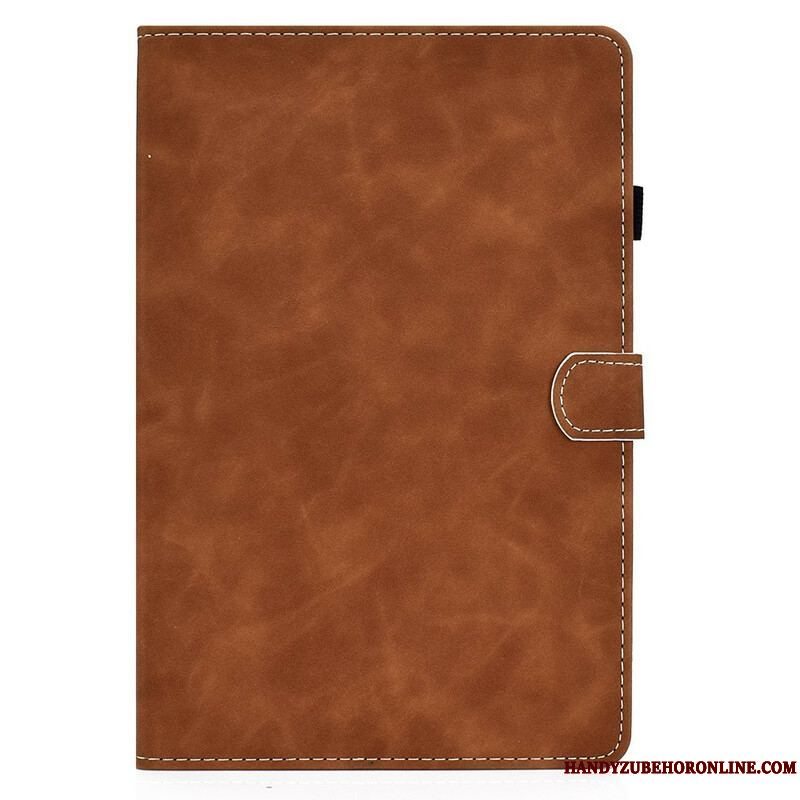 Flip Cover Samsung Galaxy Tab S8 / Tab S7 Vintage Design Lædereffekt