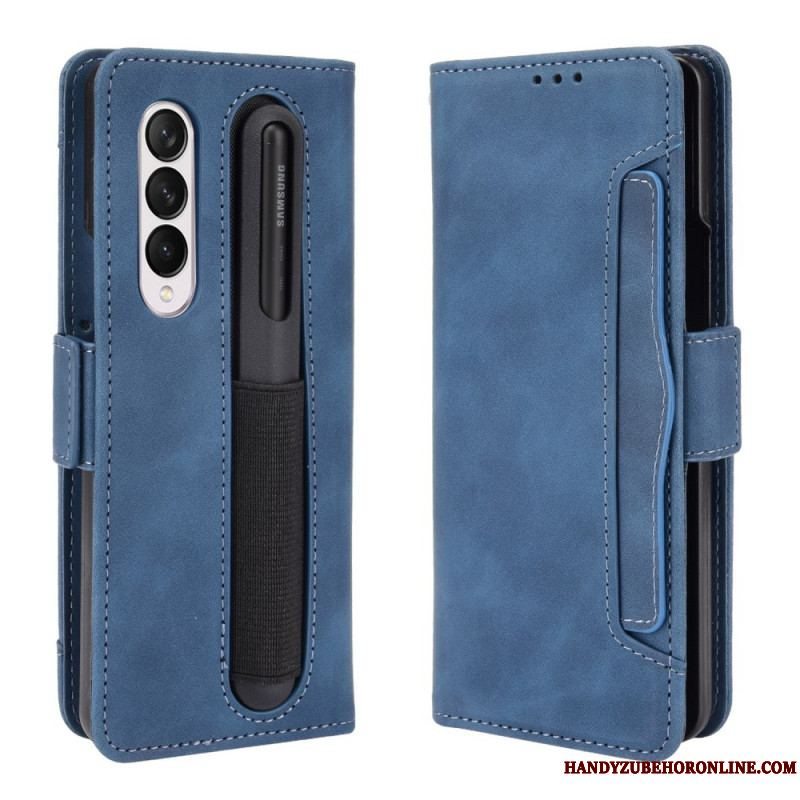 Flip Cover Samsung Galaxy Z Fold 3 5G Førsteklasses Stylusholder