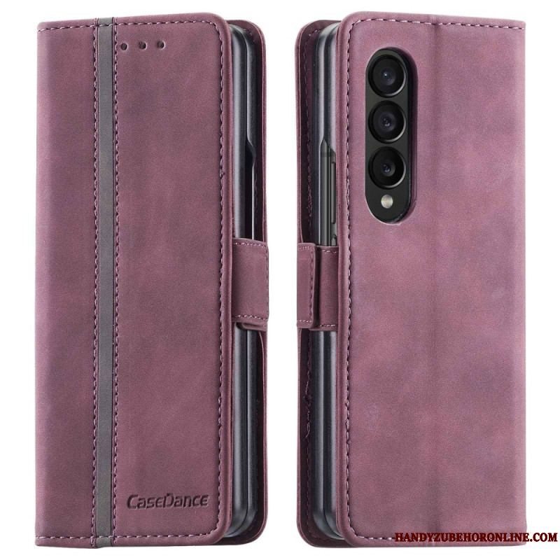 Flip Cover Samsung Galaxy Z Fold 4 Casedance Serie Waltz 001