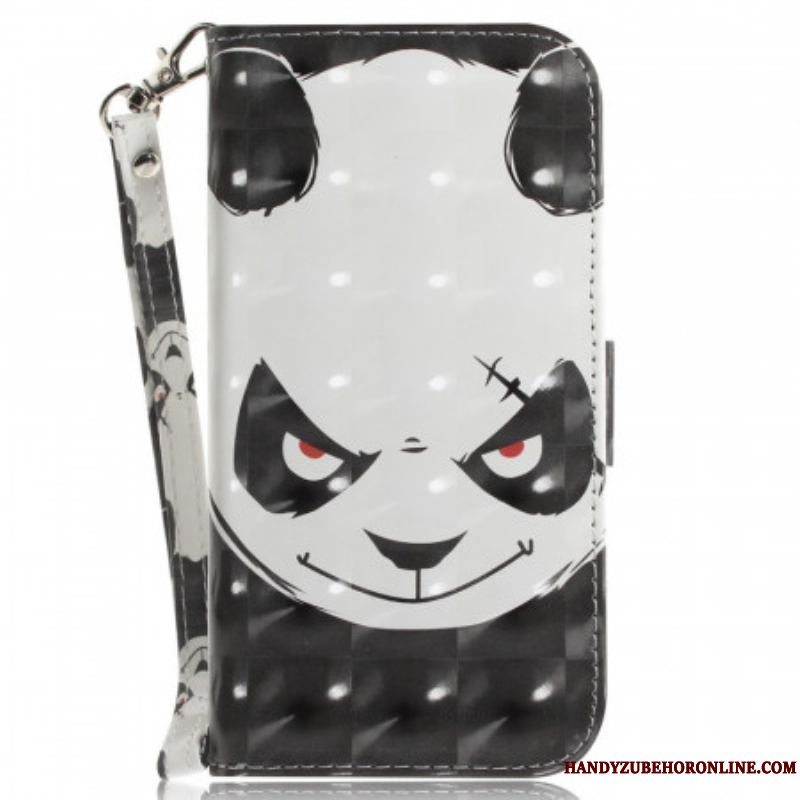 Flip Cover Sony Xperia 1 IV Med Snor Strappy Panda