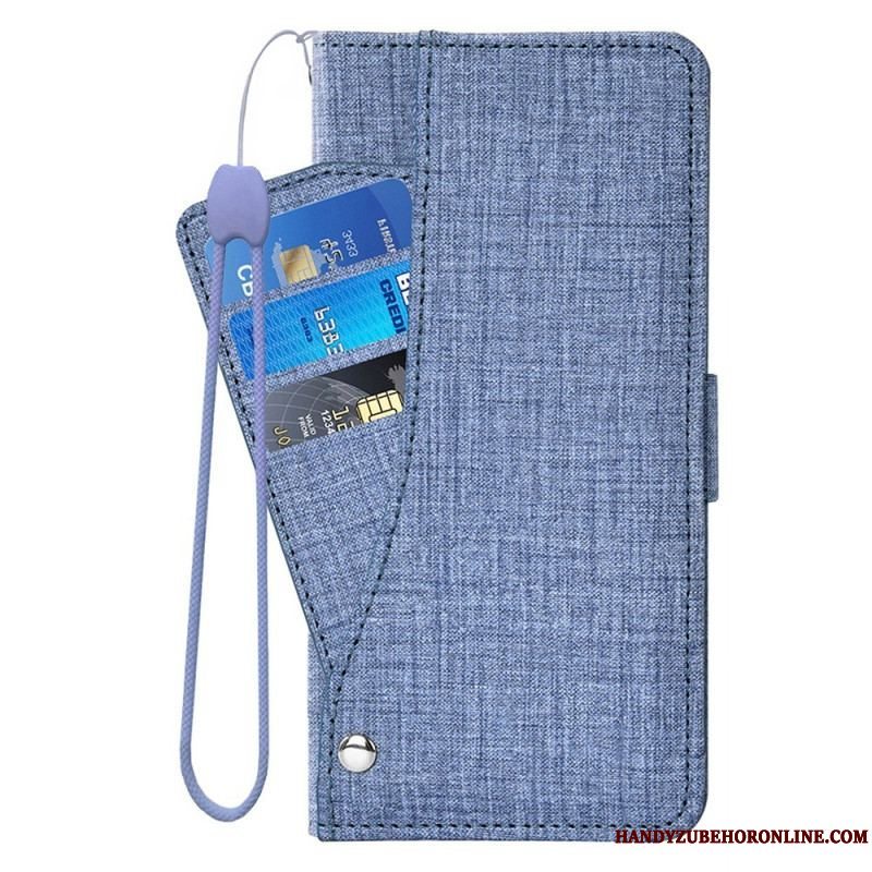 Flip Cover Sony Xperia 5 IV Jeans Med Roterende Kortholder