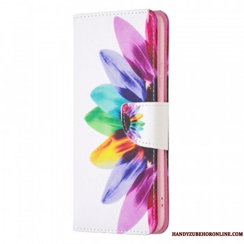 Flip Cover Xiaomi 12 / 12X Akvarel Blomst