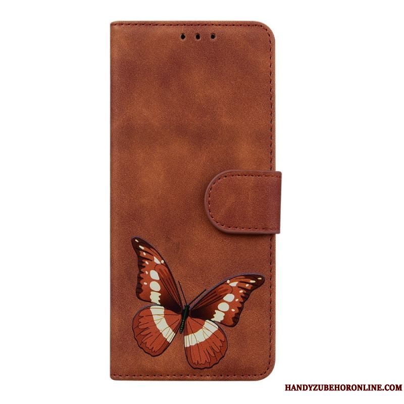 Flip Cover Xiaomi 12 Pro Skin-touch Butterfly