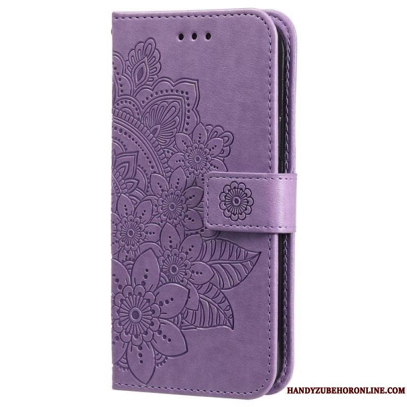 Flip Cover Xiaomi 12T / 12T Pro Med Snor Strappy Mandala