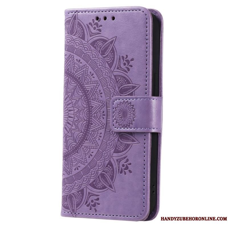 Flip Cover Xiaomi 13 Mandala Sun Med Snor