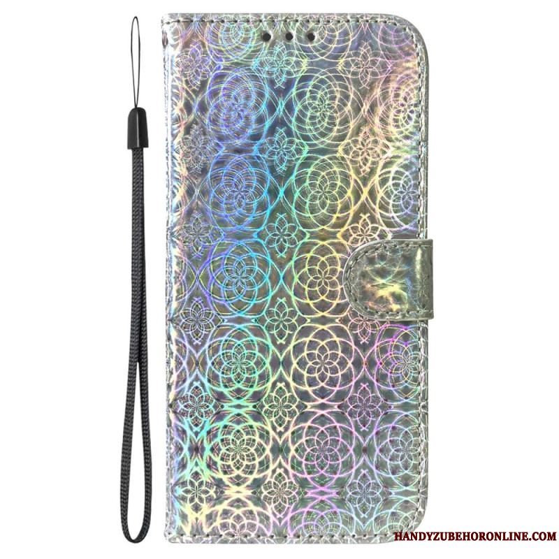 Flip Cover Xiaomi 13 Pro Med Snor Strappy Disco Style