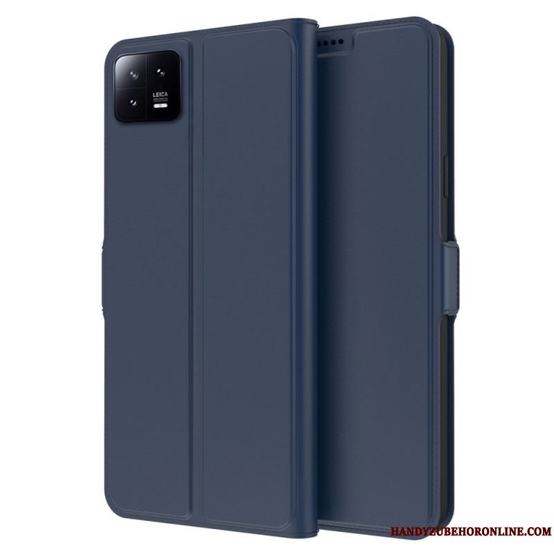 Flip Cover Xiaomi 13 Pro Slank Lædereffekt