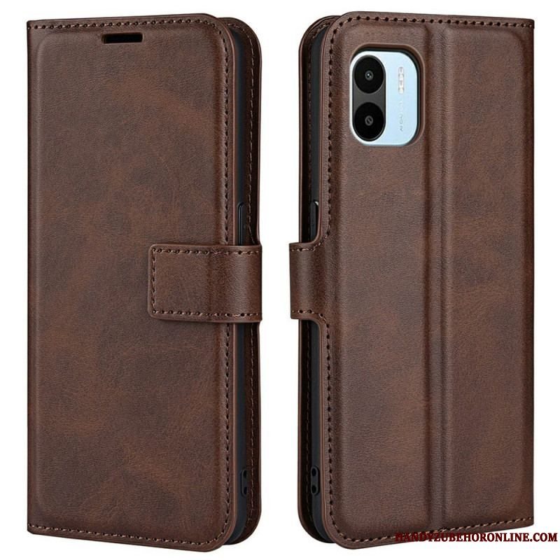 Flip Cover Xiaomi Redmi A1 Ekstrem Tynd Lædereffekt