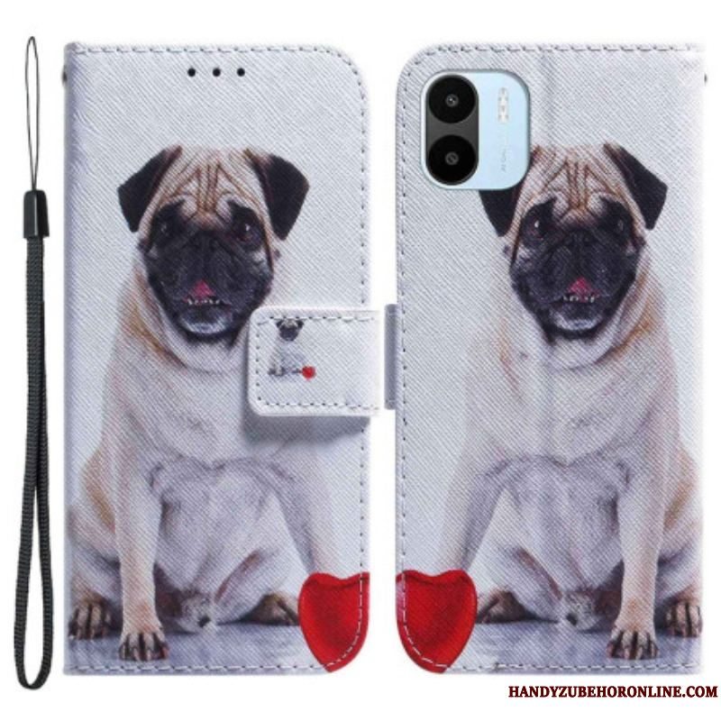 Flip Cover Xiaomi Redmi A1 Mops Hund