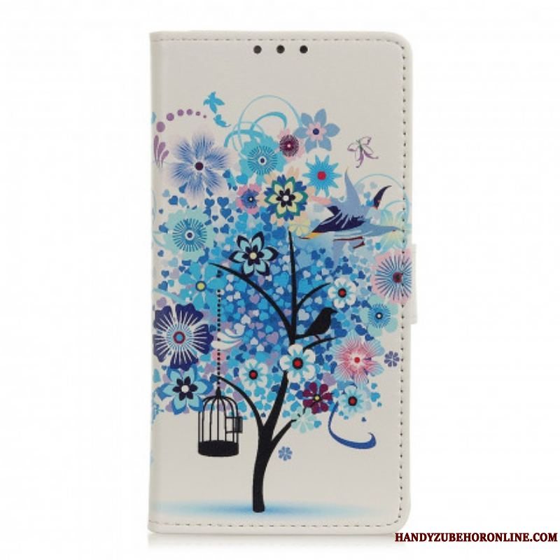 Flip Cover Xiaomi Redmi Note 10 / 10S Blomstrende Træ