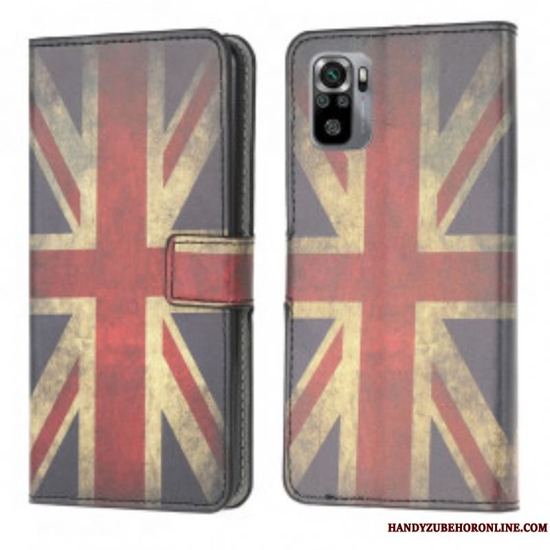 Flip Cover Xiaomi Redmi Note 10 / 10S England Flag