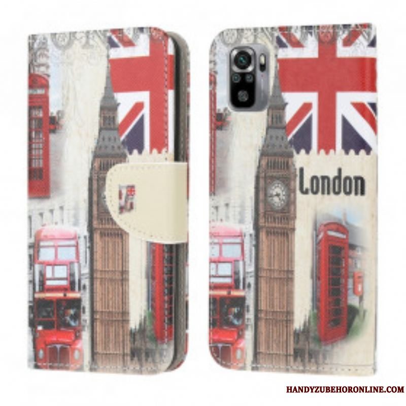 Flip Cover Xiaomi Redmi Note 10 / 10S London Liv