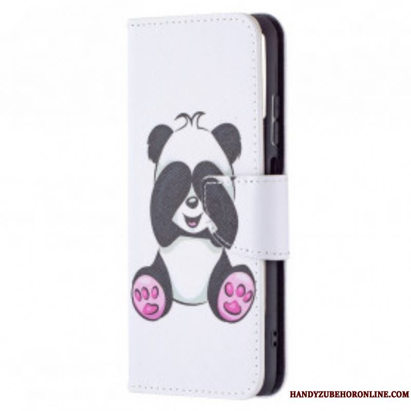 Flip Cover Xiaomi Redmi Note 10 / 10S Panda Sjov