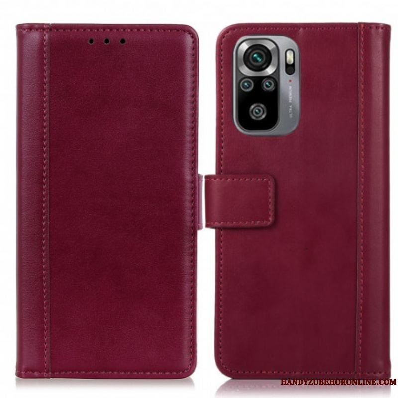 Flip Cover Xiaomi Redmi Note 10 / 10S Split Læder Stil