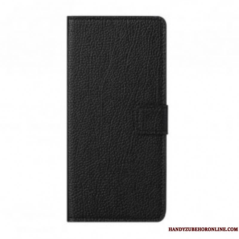 Flip Cover Xiaomi Redmi Note 10 5G Enkelt Litchi