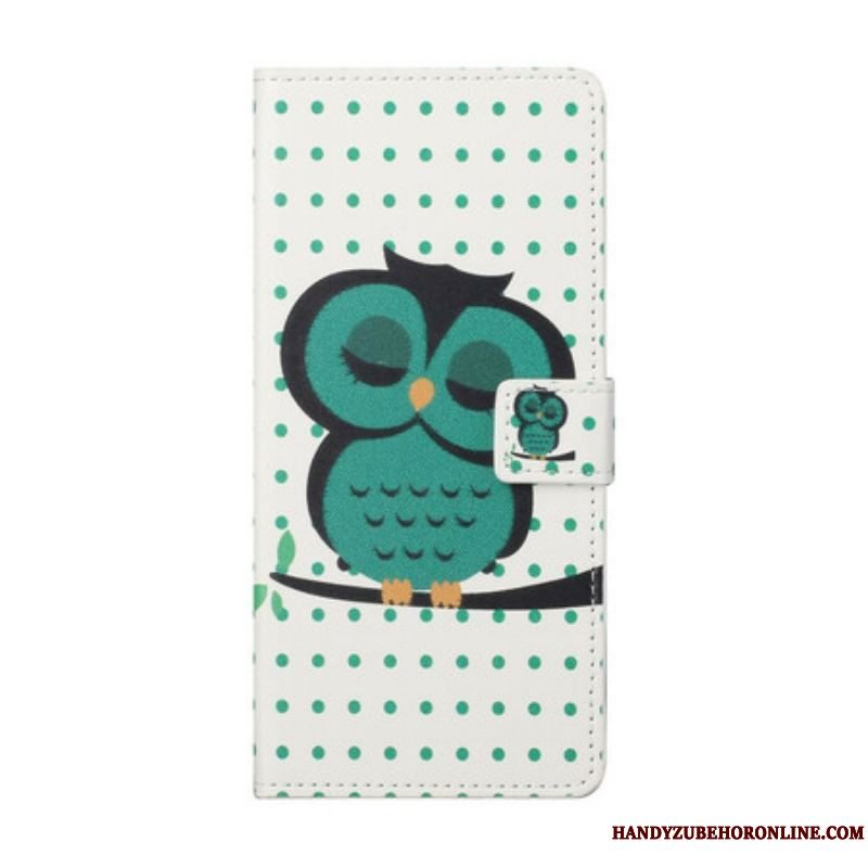 Flip Cover Xiaomi Redmi Note 10 5G Sovende Ugle