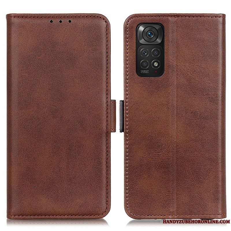 Flip Cover Xiaomi Redmi Note 11 / 11S Læder Cover Dobbelt Klap