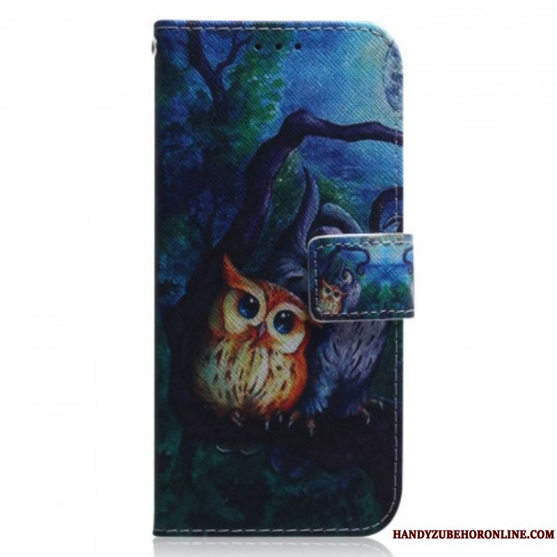 Flip Cover Xiaomi Redmi Note 11 / 11S Maleri Af Ugler