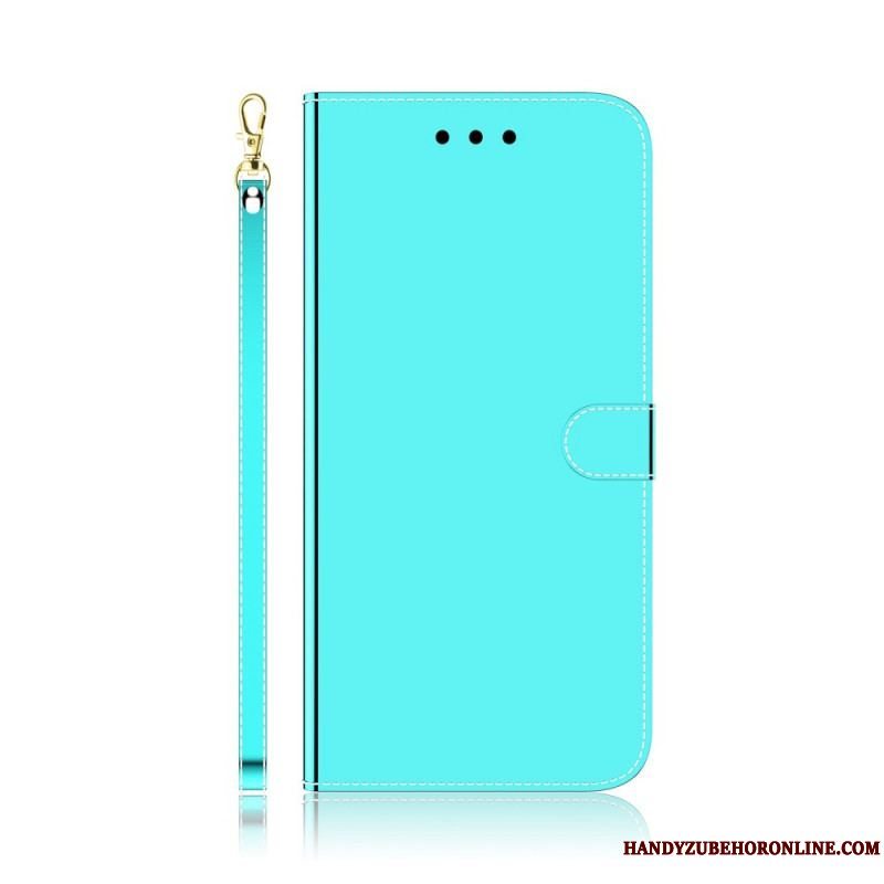 Flip Cover Xiaomi Redmi Note 11 / 11S Spejlcover I Imiteret Læder