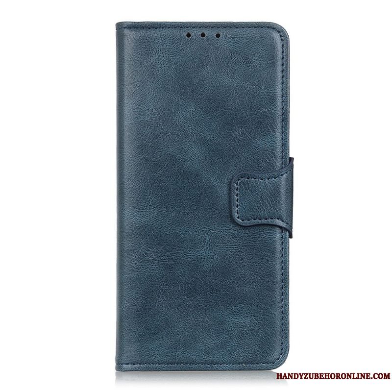 Flip Cover Xiaomi Redmi Note 11 Pro / 11 Pro 5G Vendbar Lås I Lædereffekt