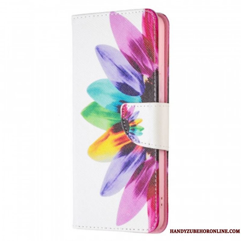 Flip Cover Xiaomi Redmi Note 11 Pro Plus 5G Akvarel Blomst